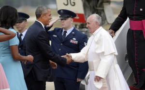 El papa Francisco llega a Estados Unidos